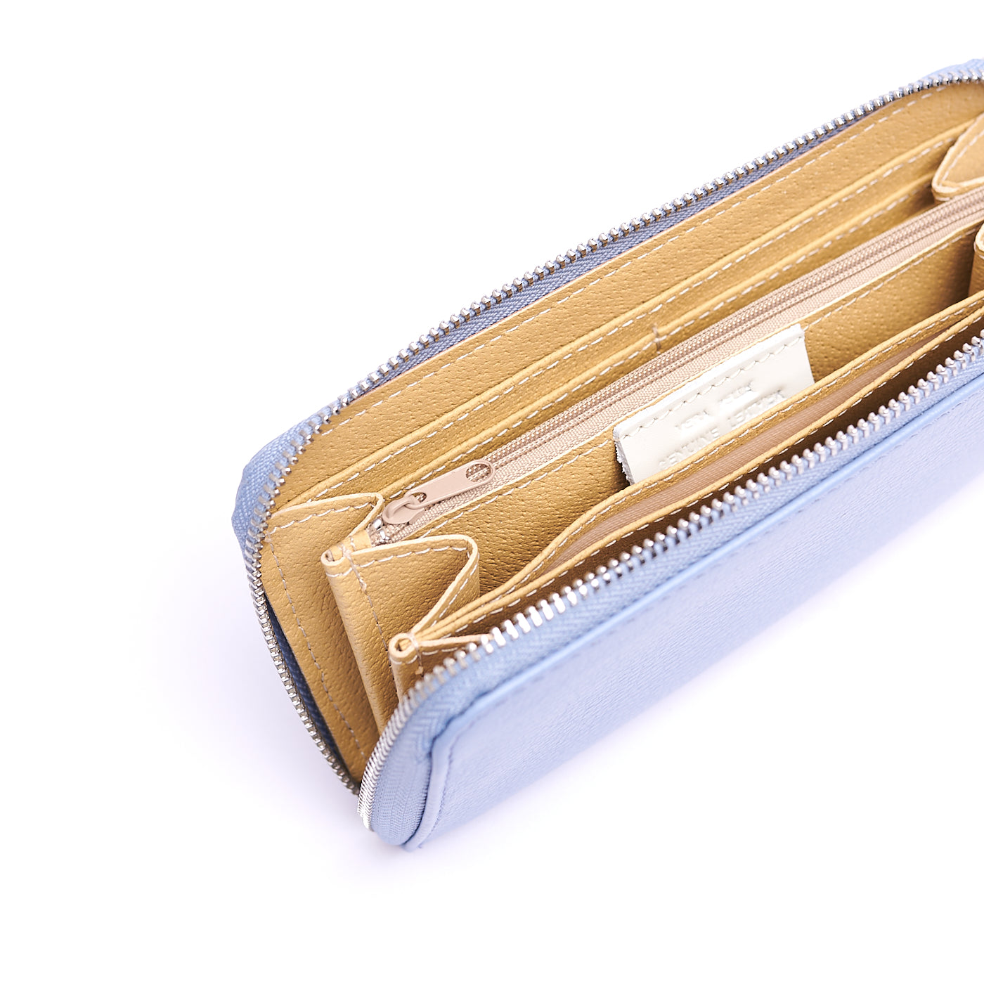 Portafoglio grande Unisex in Vera Pelle Chiusura con zip