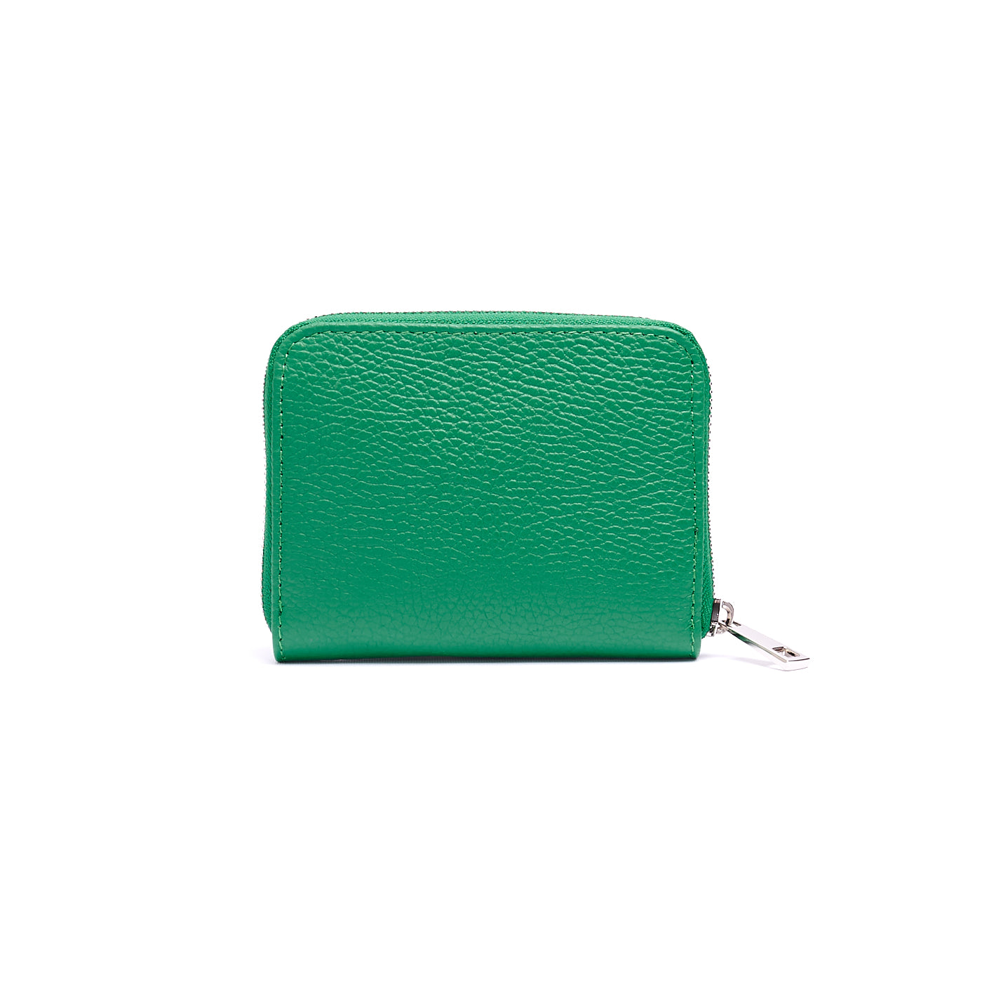 Portafoglio piccolo Unisex in Vera Pelle Chiusura con zip