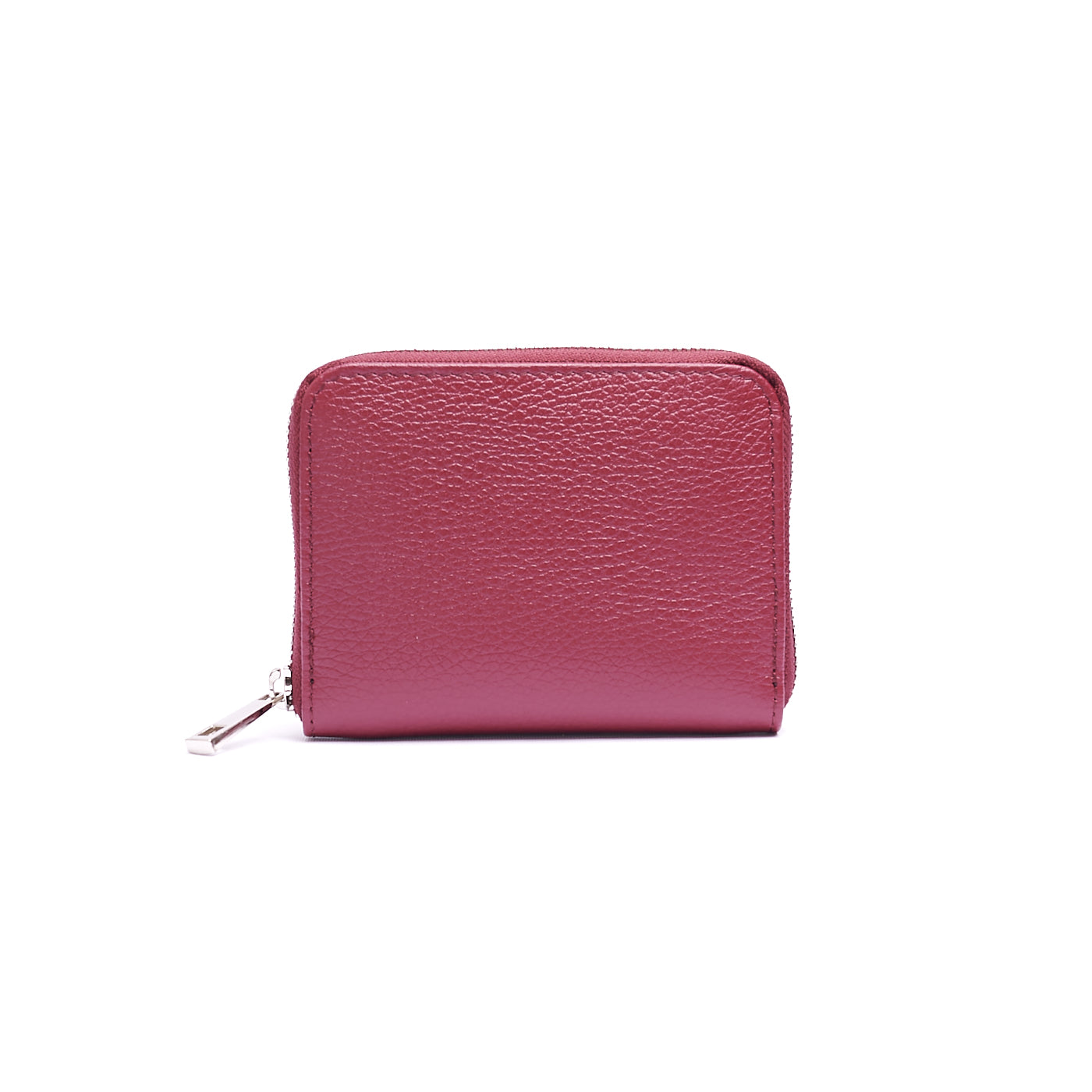 Portafoglio piccolo Unisex in Vera Pelle Chiusura con zip