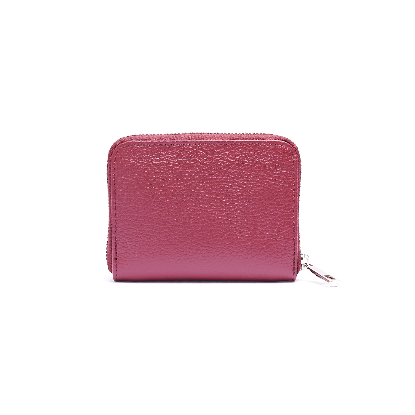 Portafoglio piccolo Unisex in Vera Pelle Chiusura con zip