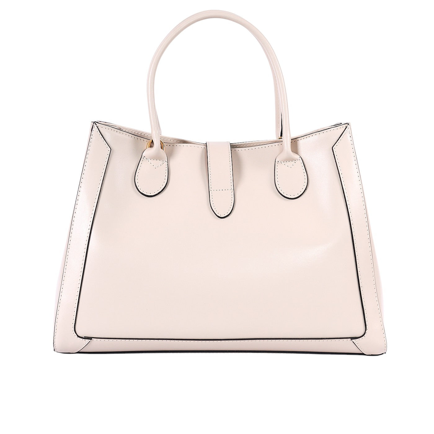 Borsa shopping donna con doppio manico in vera pelle e con tracolla regolabile mod. GINEVRA