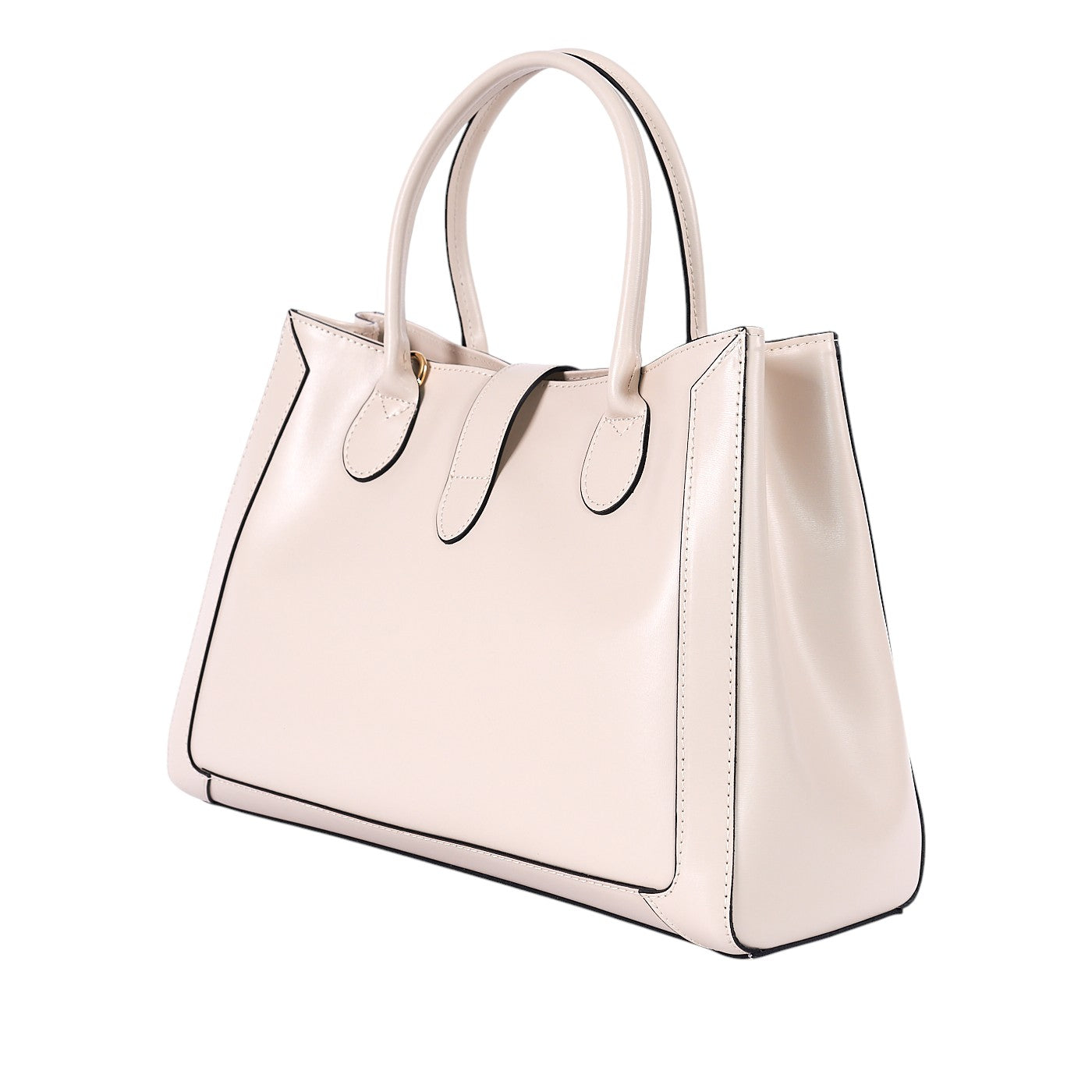 Borsa shopping donna con doppio manico in vera pelle e con tracolla regolabile mod. GINEVRA