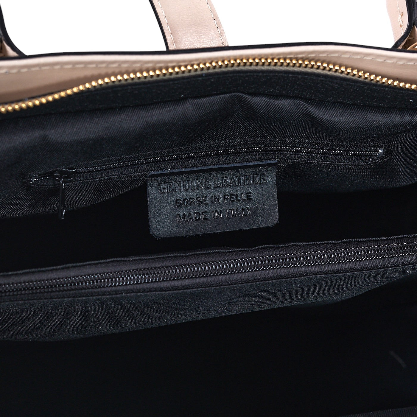 Borsa shopping donna con doppio manico in vera pelle e con tracolla regolabile mod. GINEVRA