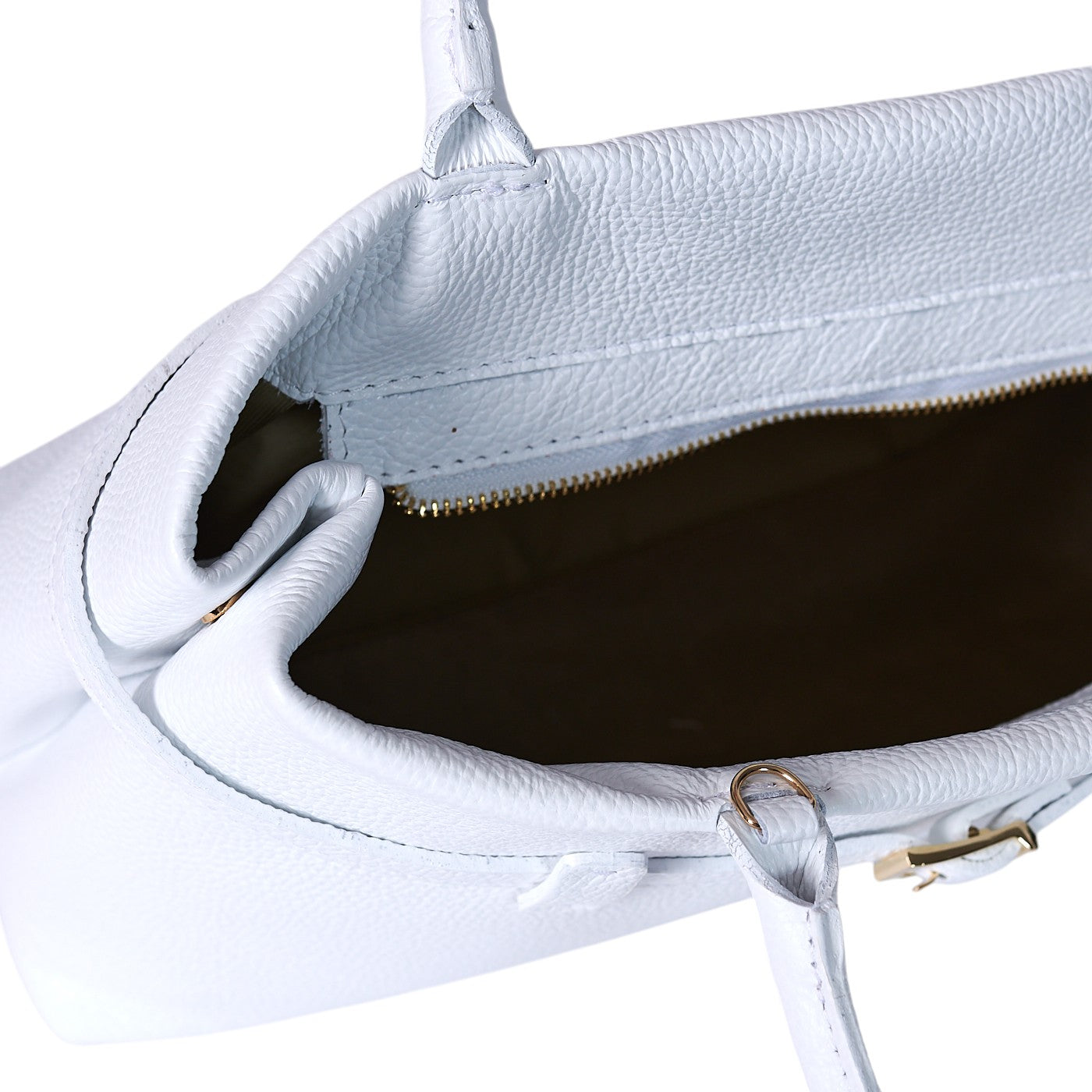 Borsa a spalla da donna in vera pelle di vitello con tracolla regolabile mod. CRISTINA