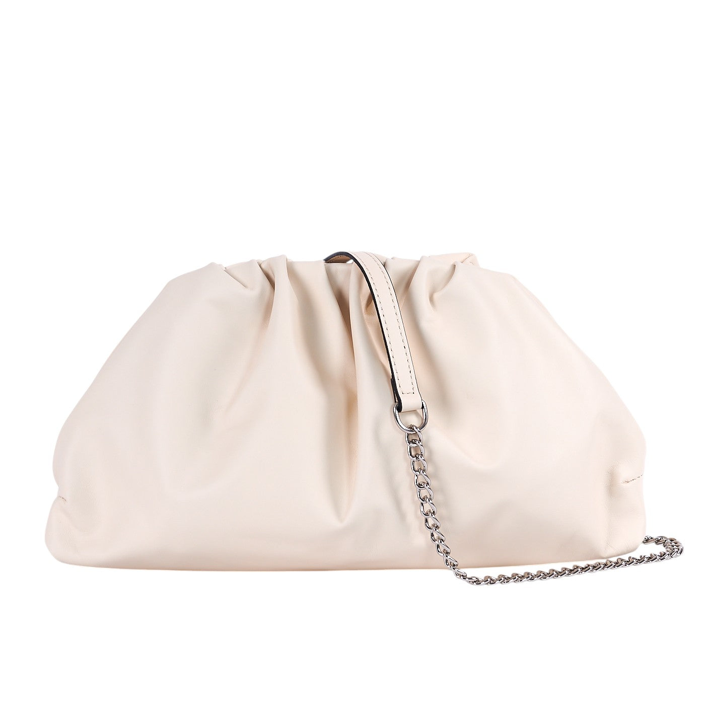 Borsa a mano da donna in vera pelle con tracolla regolabile mod. NUVOLA