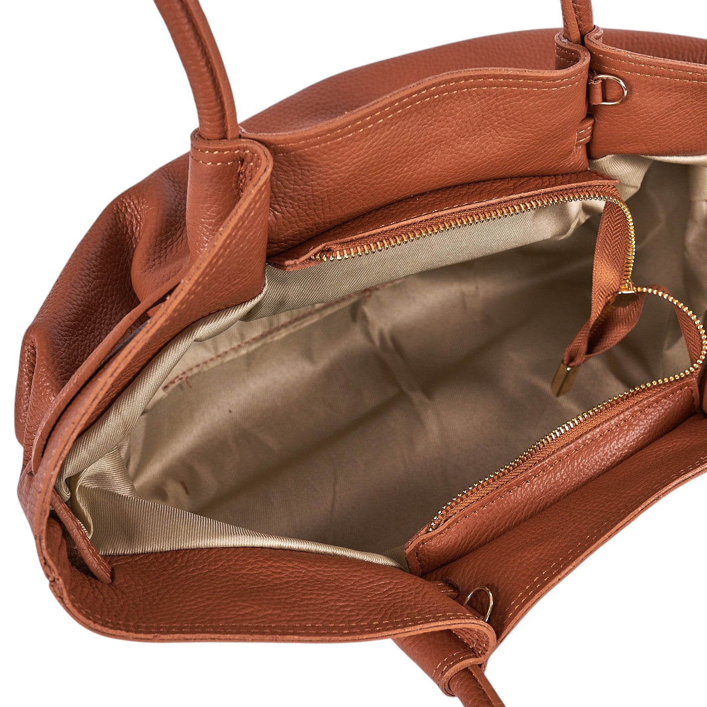 Borsa a spalla da donna in vera pelle di vitello con tracolla regolabile mod. LORY