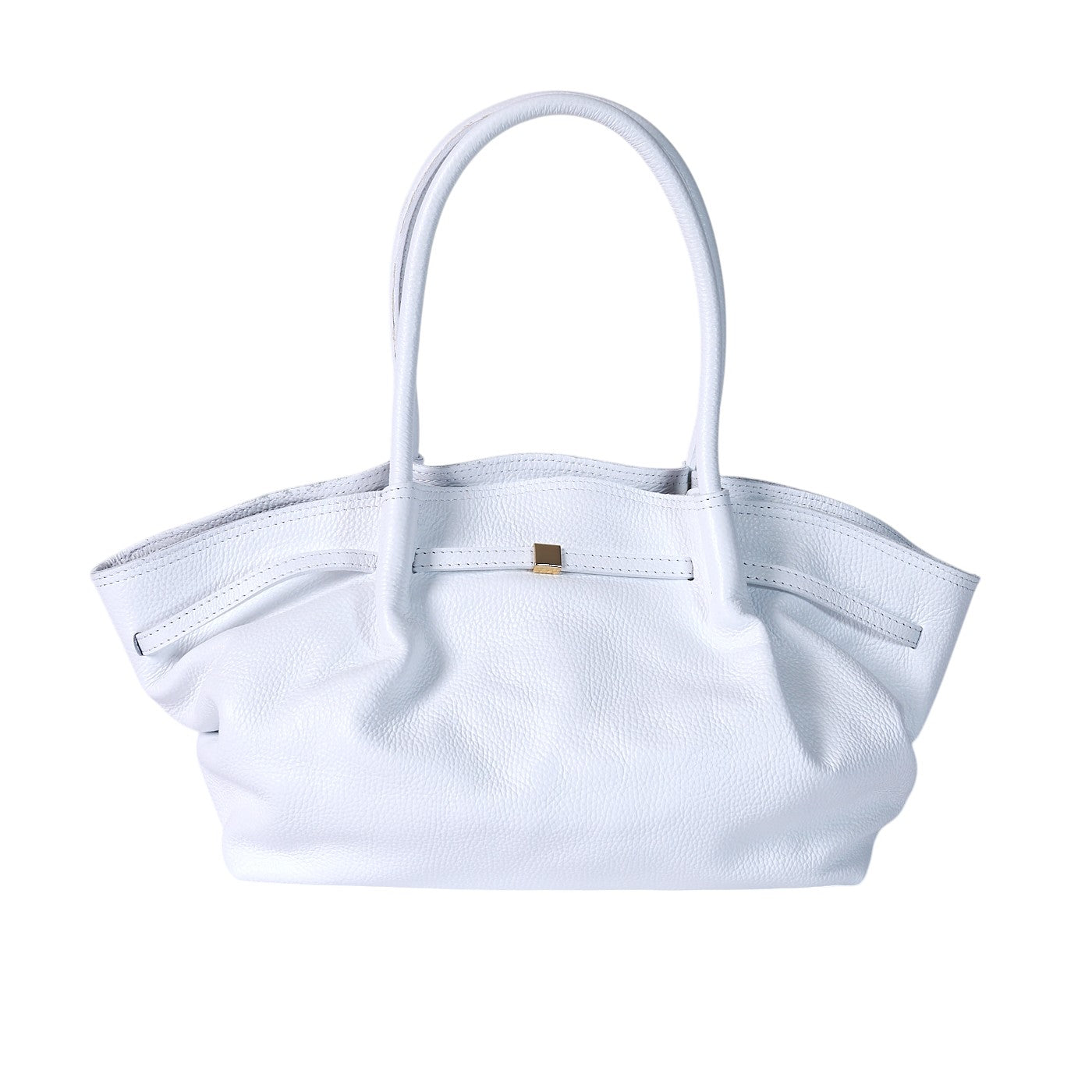 Borsa a spalla da donna in vera pelle di vitello con tracolla regolabile mod. LORY