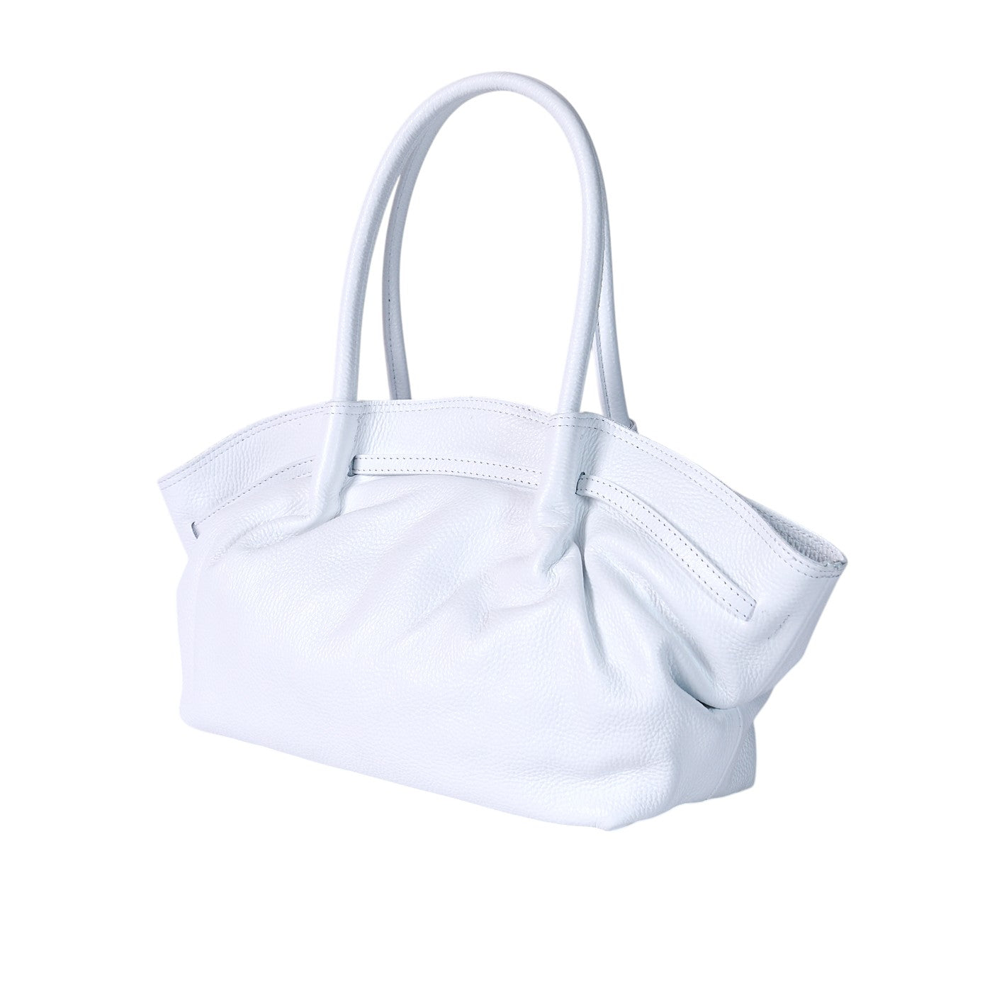 Borsa a spalla da donna in vera pelle di vitello con tracolla regolabile mod. LORY