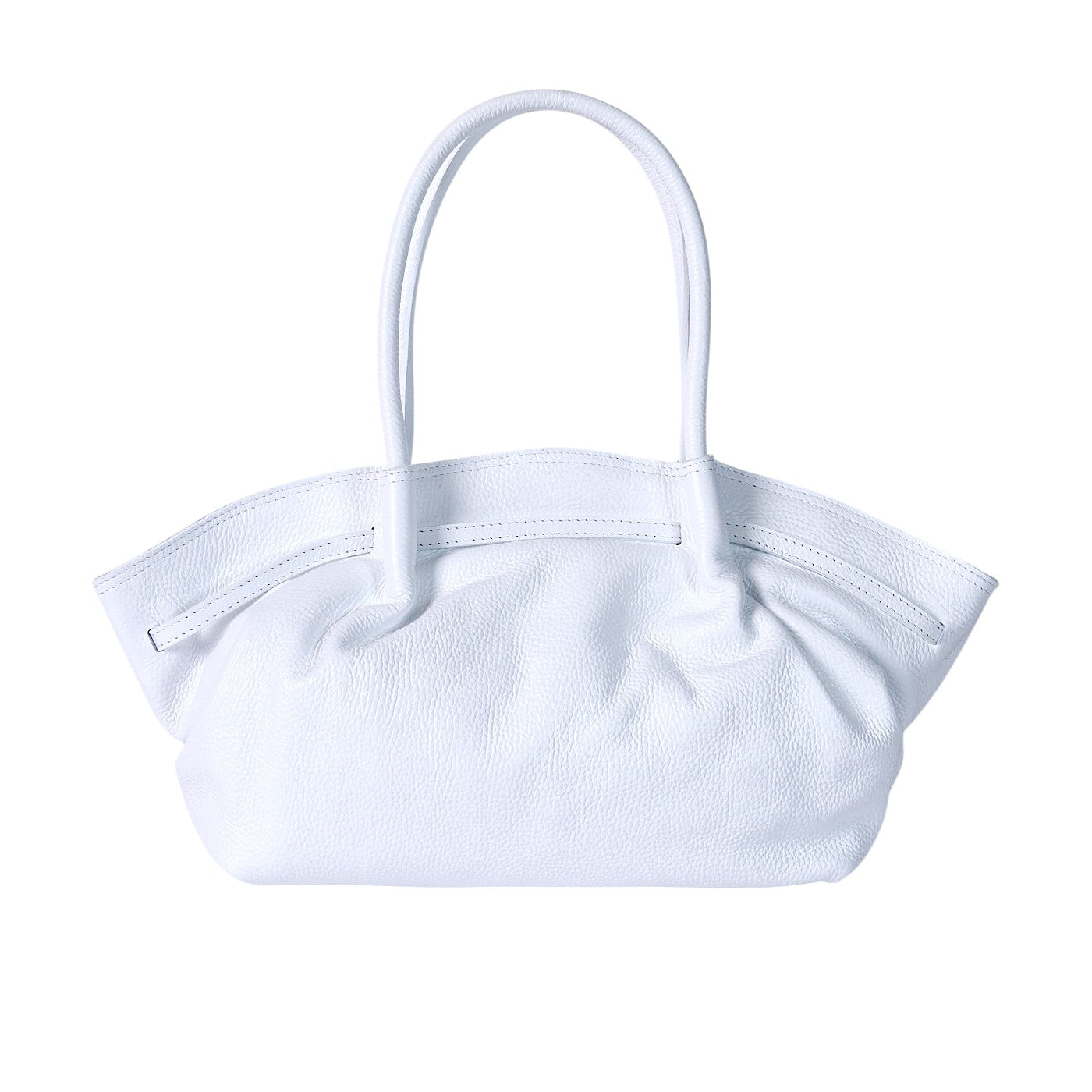 Borsa a spalla da donna in vera pelle di vitello con tracolla regolabile mod. LORY