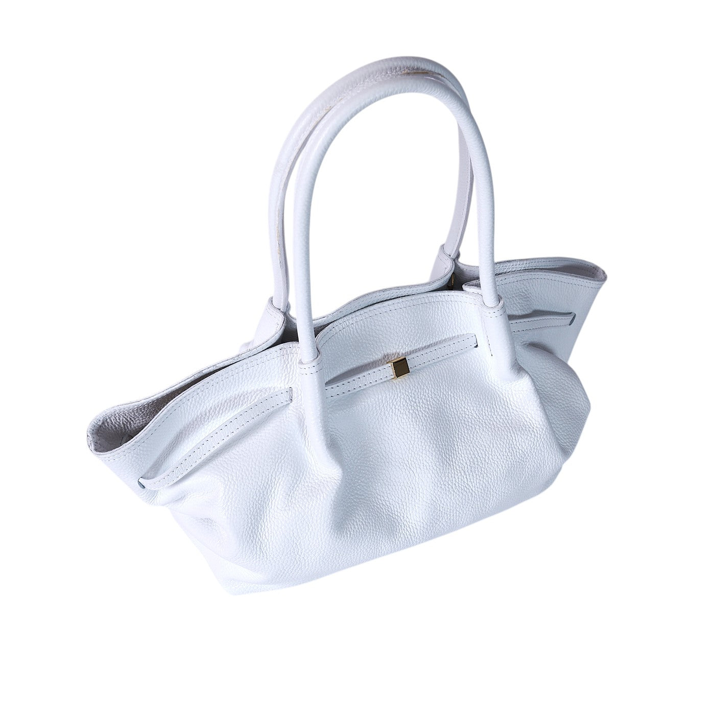 Borsa a spalla da donna in vera pelle di vitello con tracolla regolabile mod. LORY