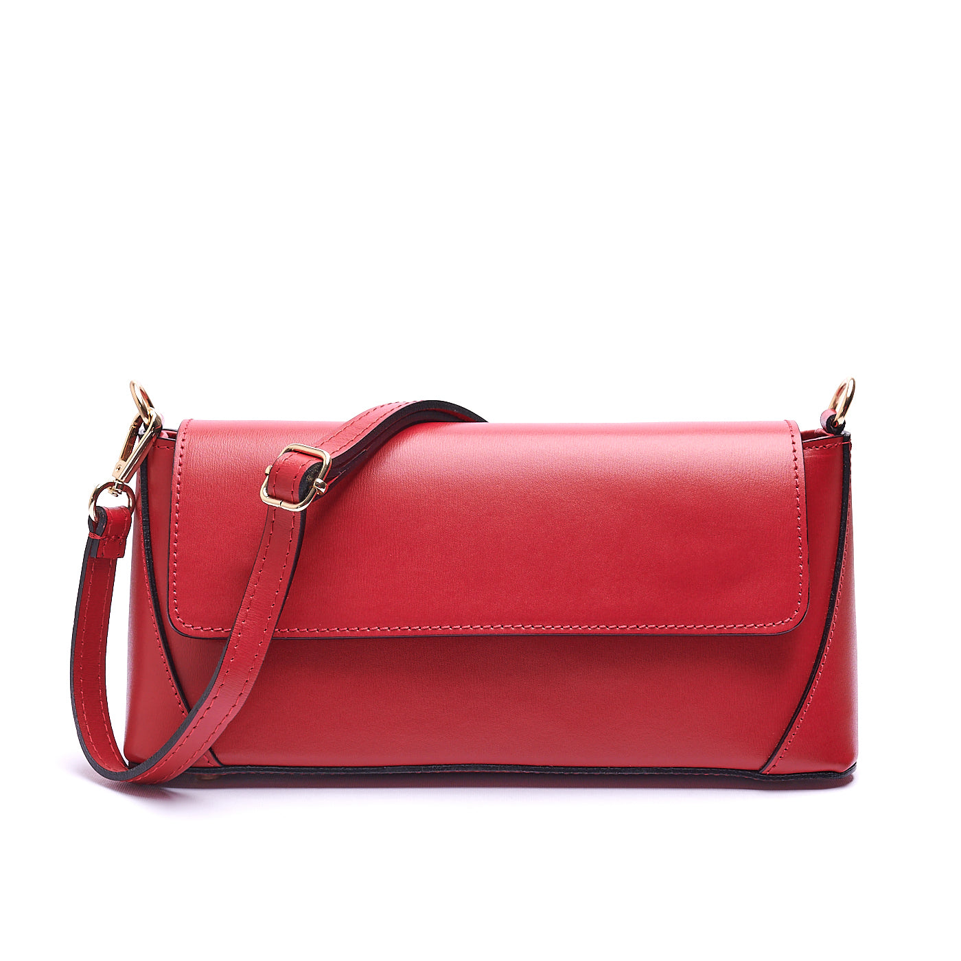 Borsa a spalla da Donna in Vera Pelle con tracolla regolabile Mod. AURORA