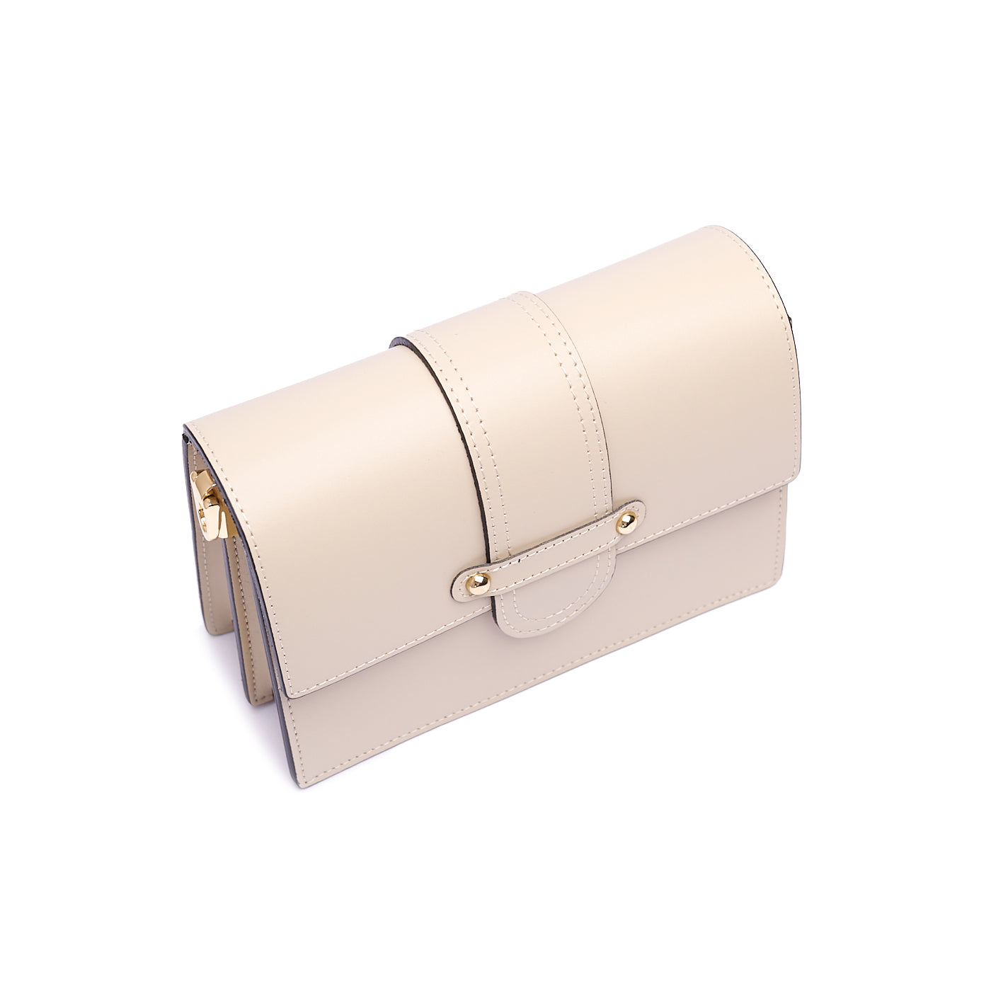 Borsa a spalla donna in vera pelle con tracolla regolabile mod. AVA