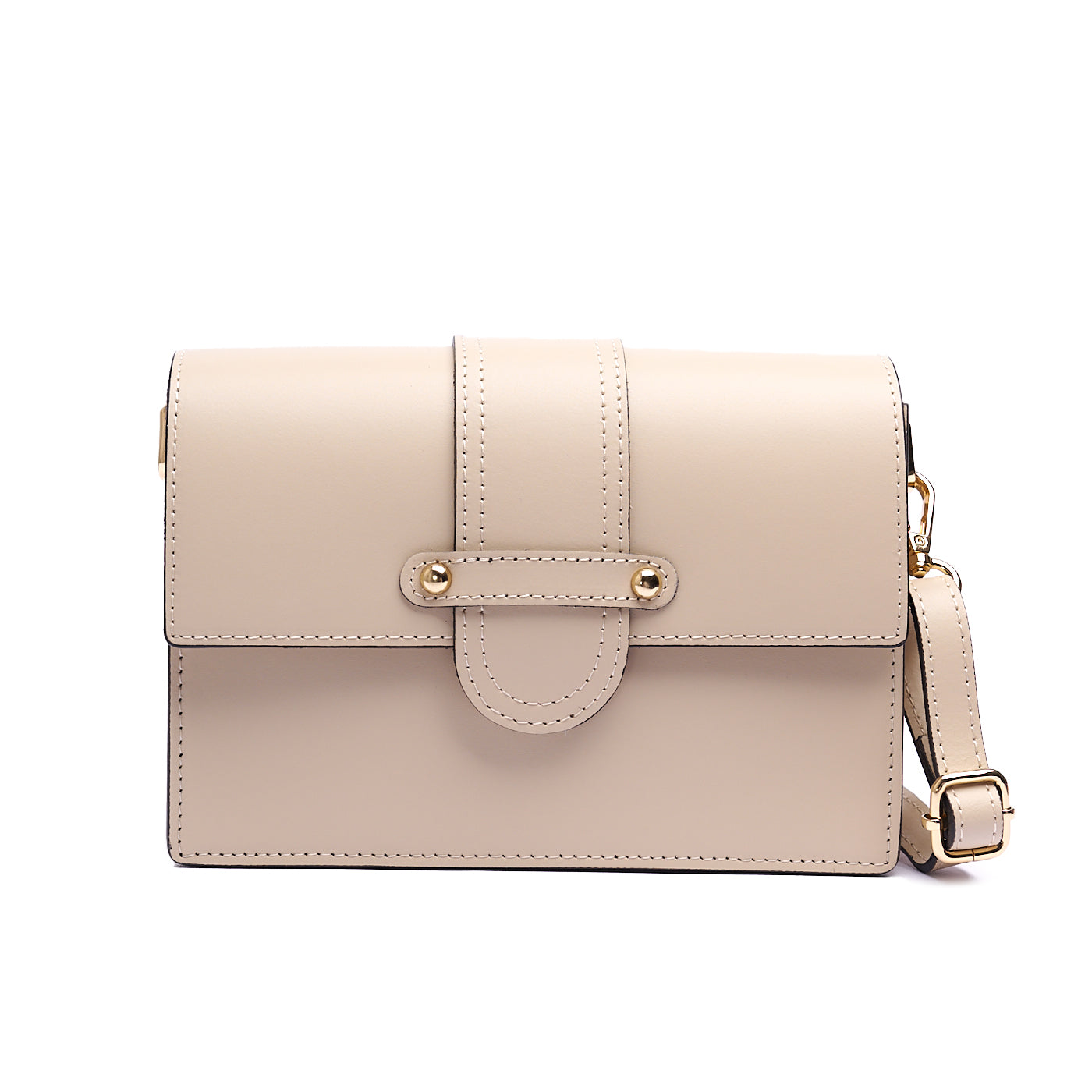 Borsa a spalla donna in vera pelle con tracolla regolabile mod. AVA