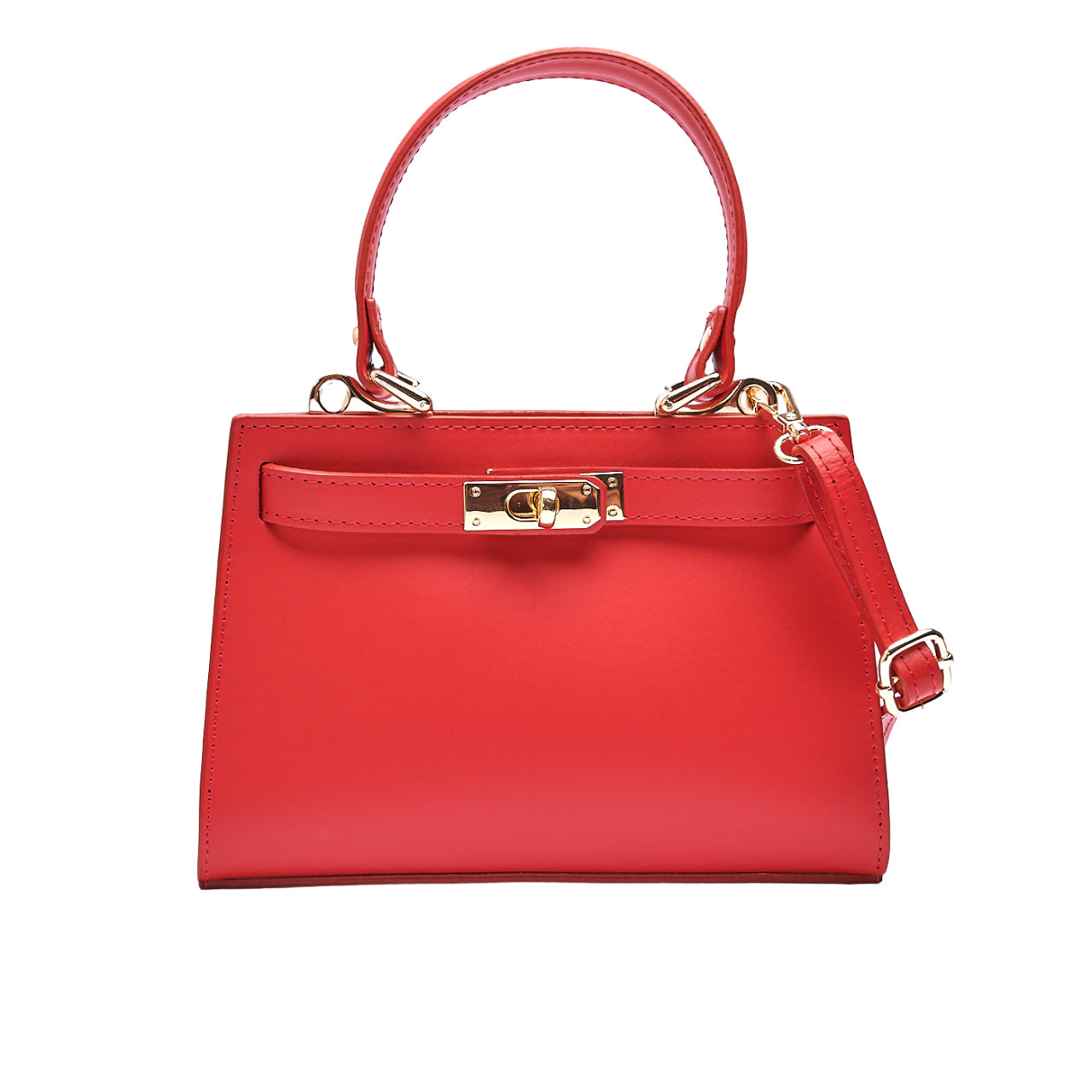 Borsa a spalla da donna in vera pelle con tracolla regolabile mod. DAISY