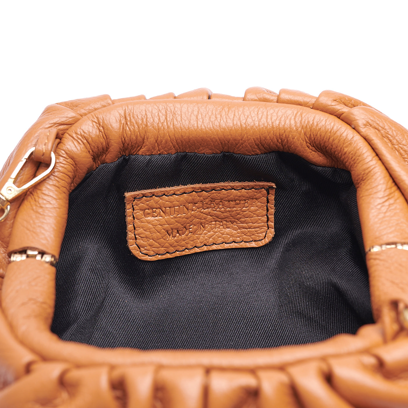 Borsa a mano da donna in vera pelle con tracolla regolabile mod. SOFY