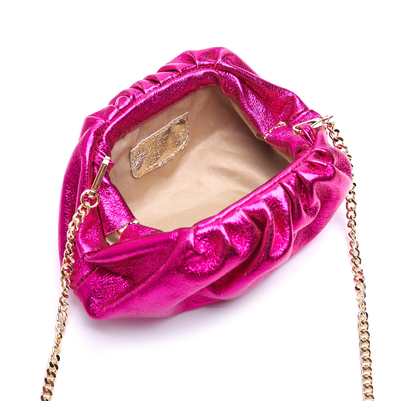 Borsa a mano da donna in vera pelle con tracolla regolabile mod. SOFY