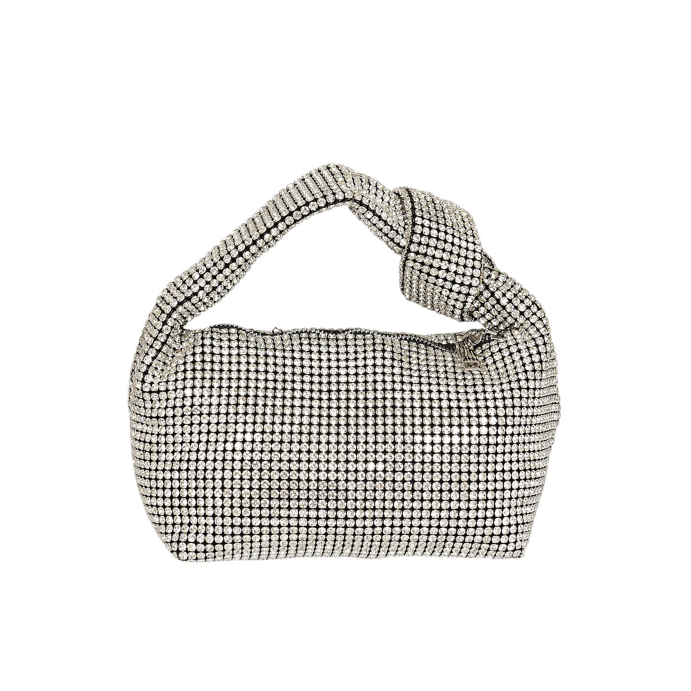 Borsa a mano da donna in poliestere con cristalli mod. Diamond