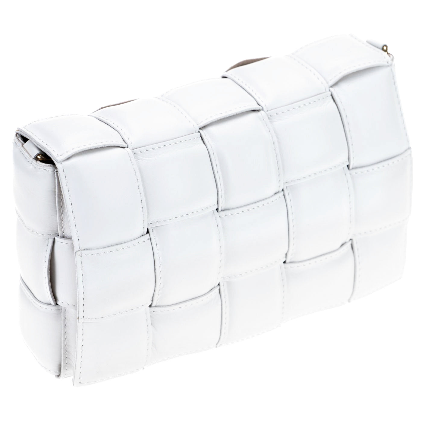 Borsa a spalla da donna in vera pelle con tracolla regolabile mod. FLORA