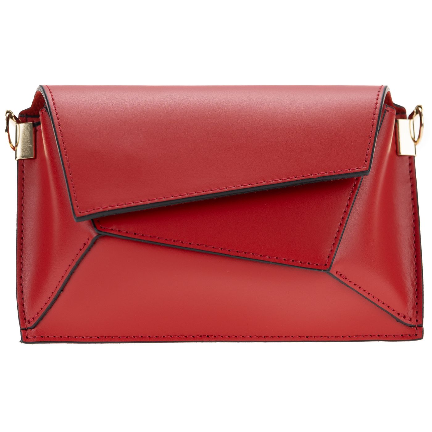 Borsa a spalla da donna in vera pelle con tracolla regolabile mod. CHARLOTTE
