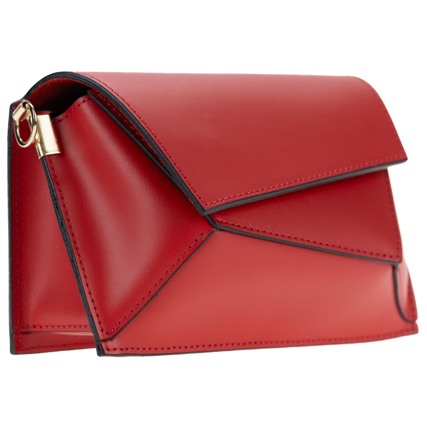 Borsa a spalla da donna in vera pelle con tracolla regolabile mod. CHARLOTTE