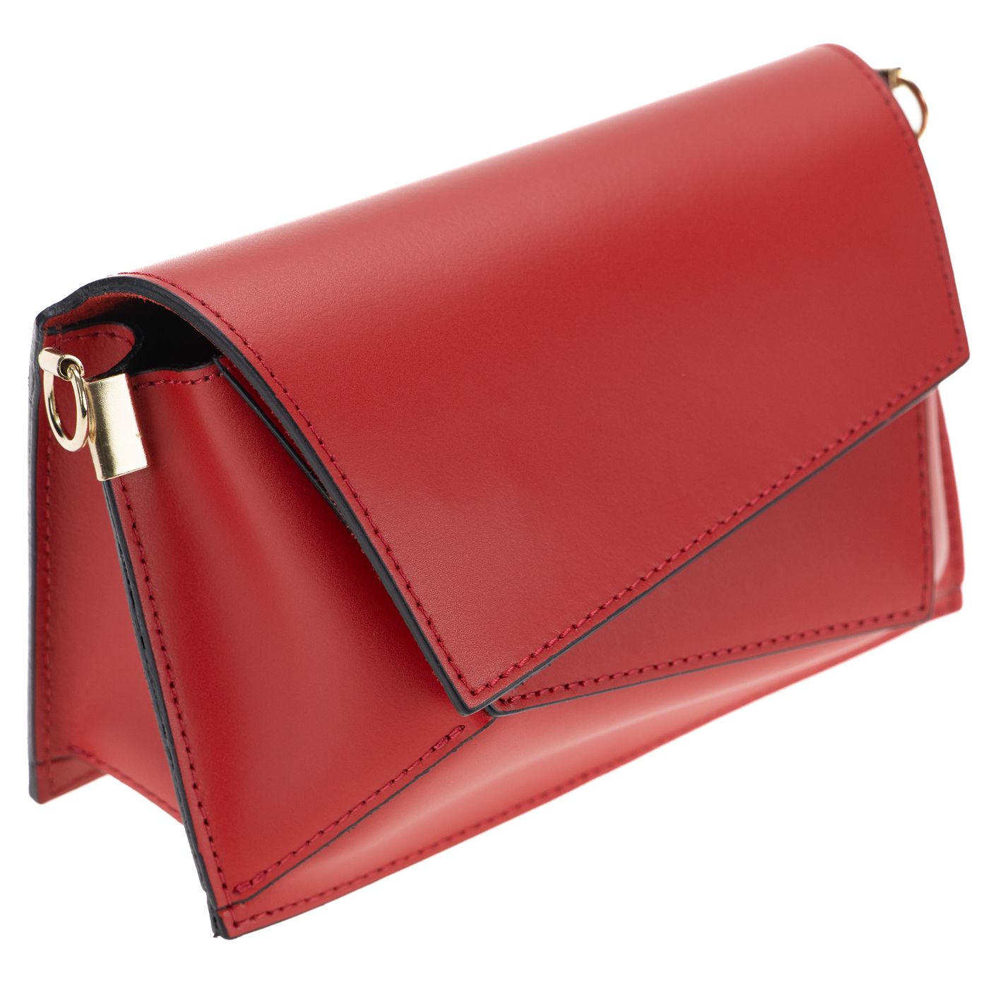 Borsa a spalla da donna in vera pelle con tracolla regolabile mod. CHARLOTTE