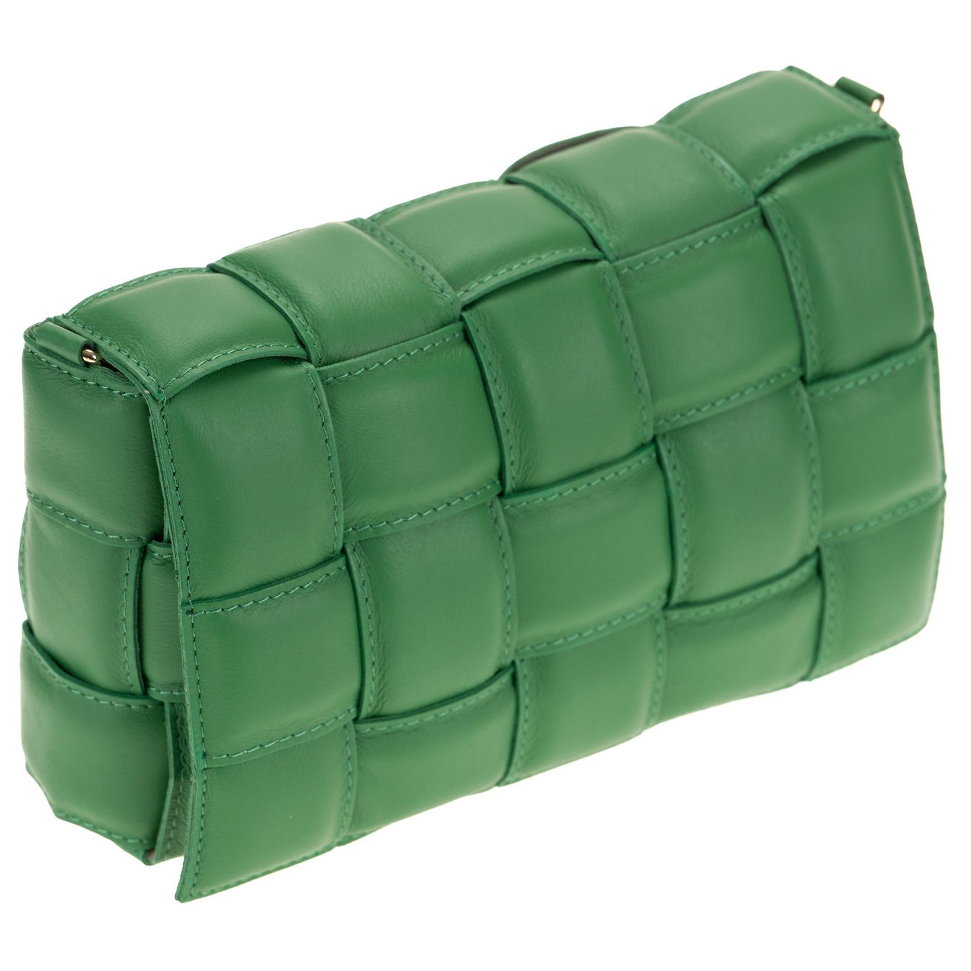 Borsa a spalla da donna in vera pelle con tracolla regolabile mod. FLORA