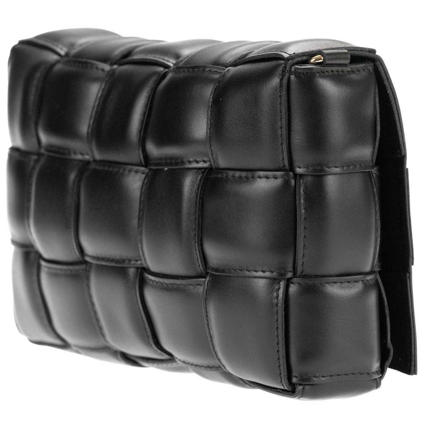 Borsa a spalla da donna in vera pelle con tracolla regolabile mod. FLORA