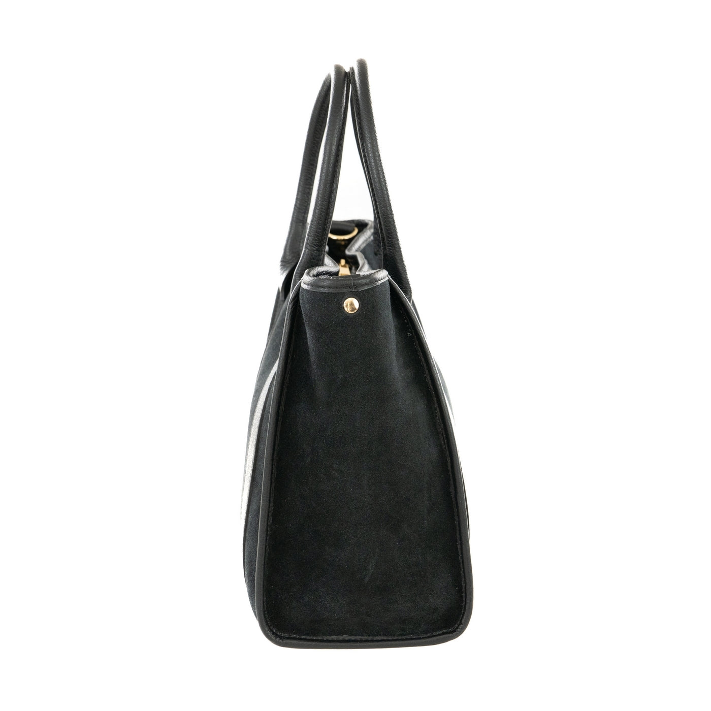 Borsa shopping donna con doppio manico in vera pelle di vitello e in pelle scamosciata con tracolla regolabile mod. Faty
