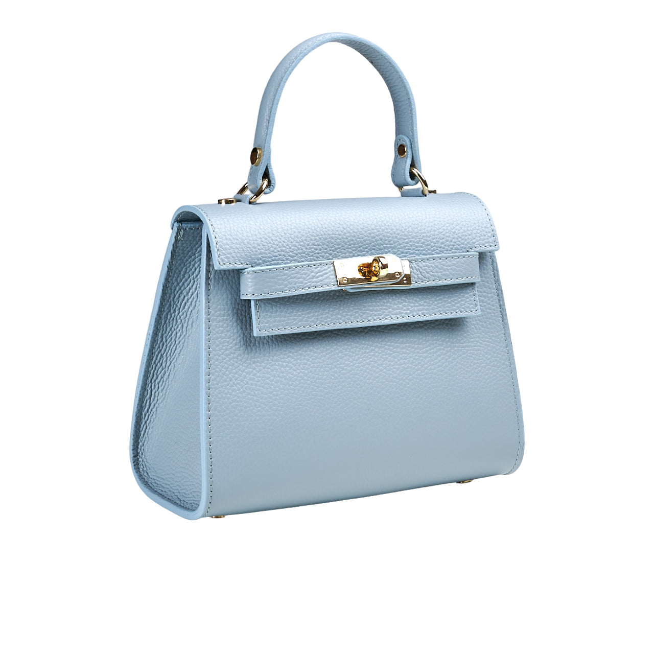 Borsa a spalla donna in vera pelle con tracolla regolabile mod. LILY