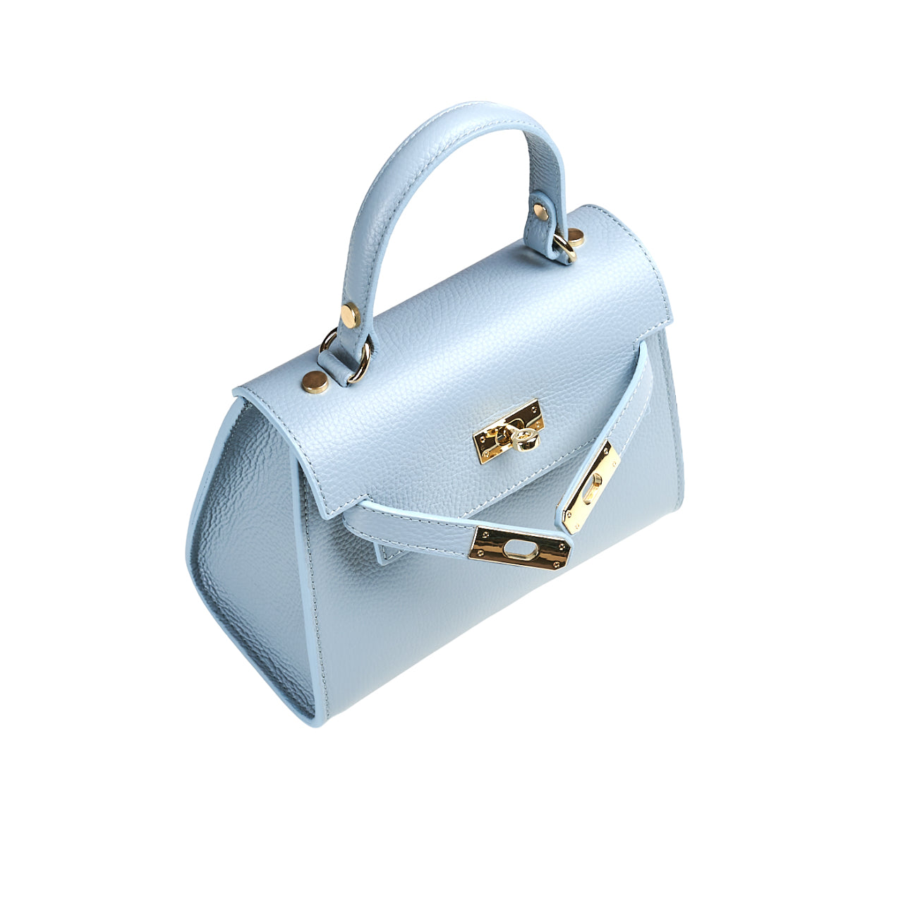 Borsa a spalla donna in vera pelle con tracolla regolabile mod. LILY