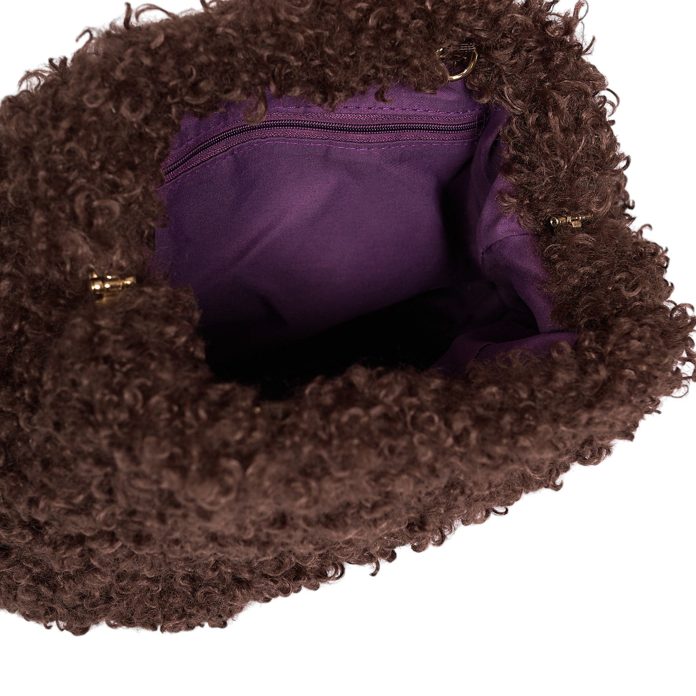 Borsa a mano da donna in pelo sintetico con tracolla regolabile mod. Teddy