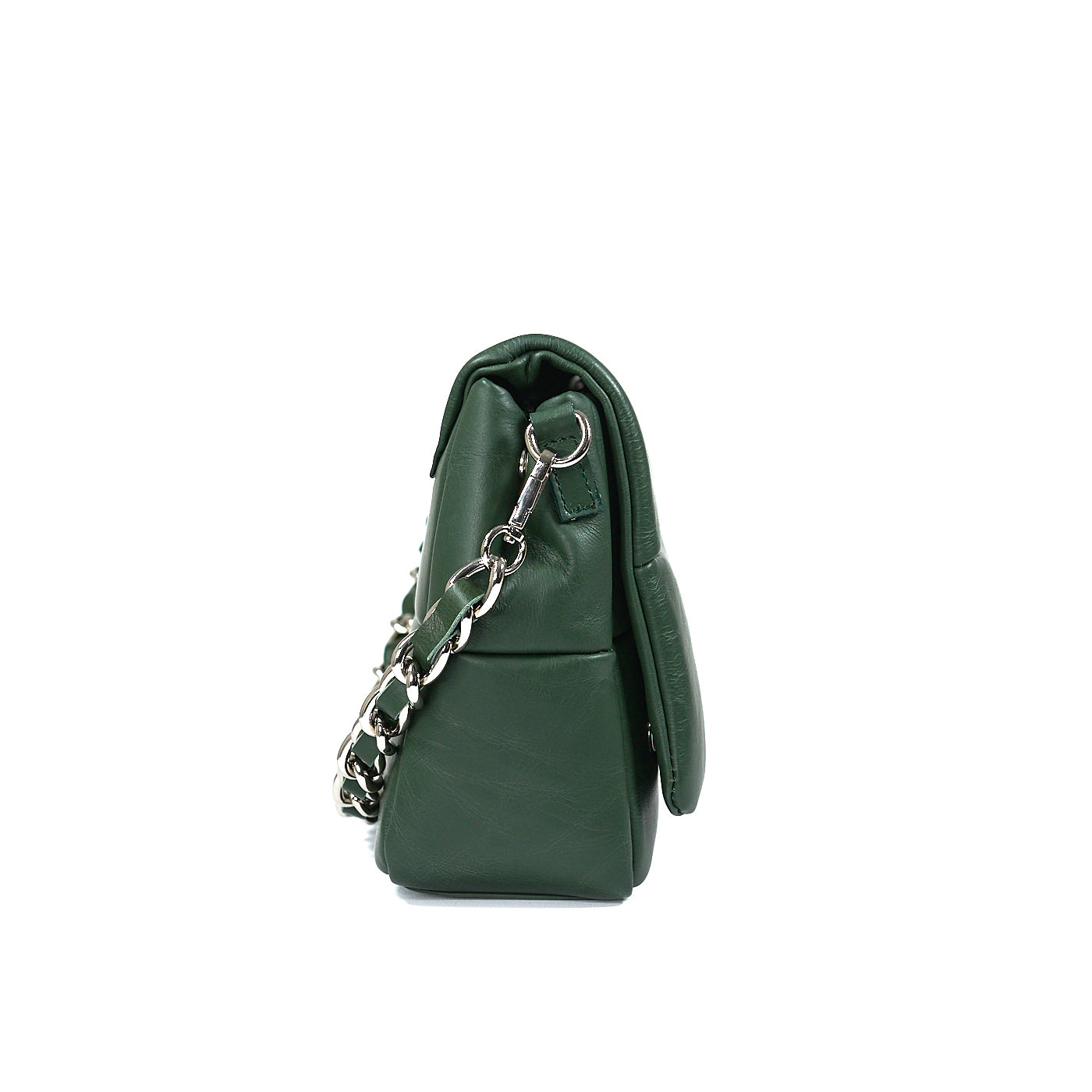 Borsa a spalla in vera pelle con tracolla regolabile mod. BEATRIX