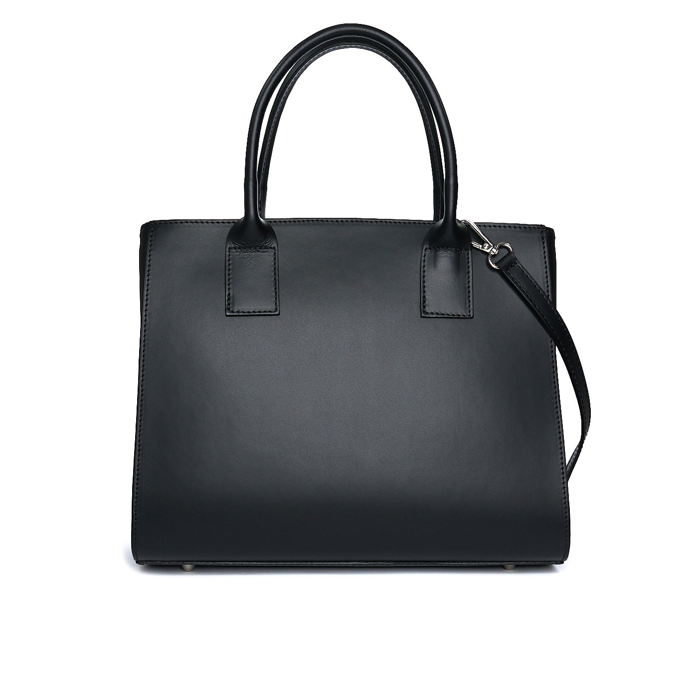 Borsa shopping donna con doppio manico in vera pelle e con