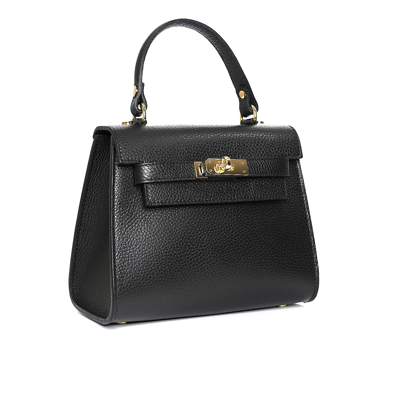 Borsa a spalla donna in vera pelle con tracolla regolabile mod. LILY