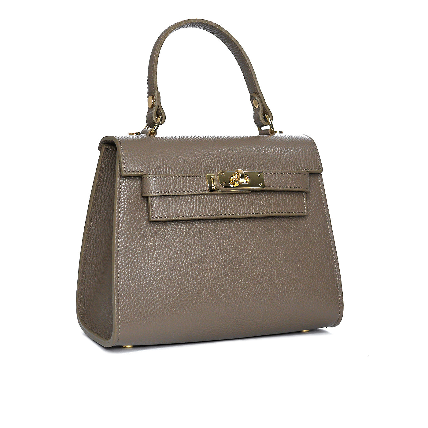 Borsa a spalla donna in vera pelle con tracolla regolabile mod. LILY