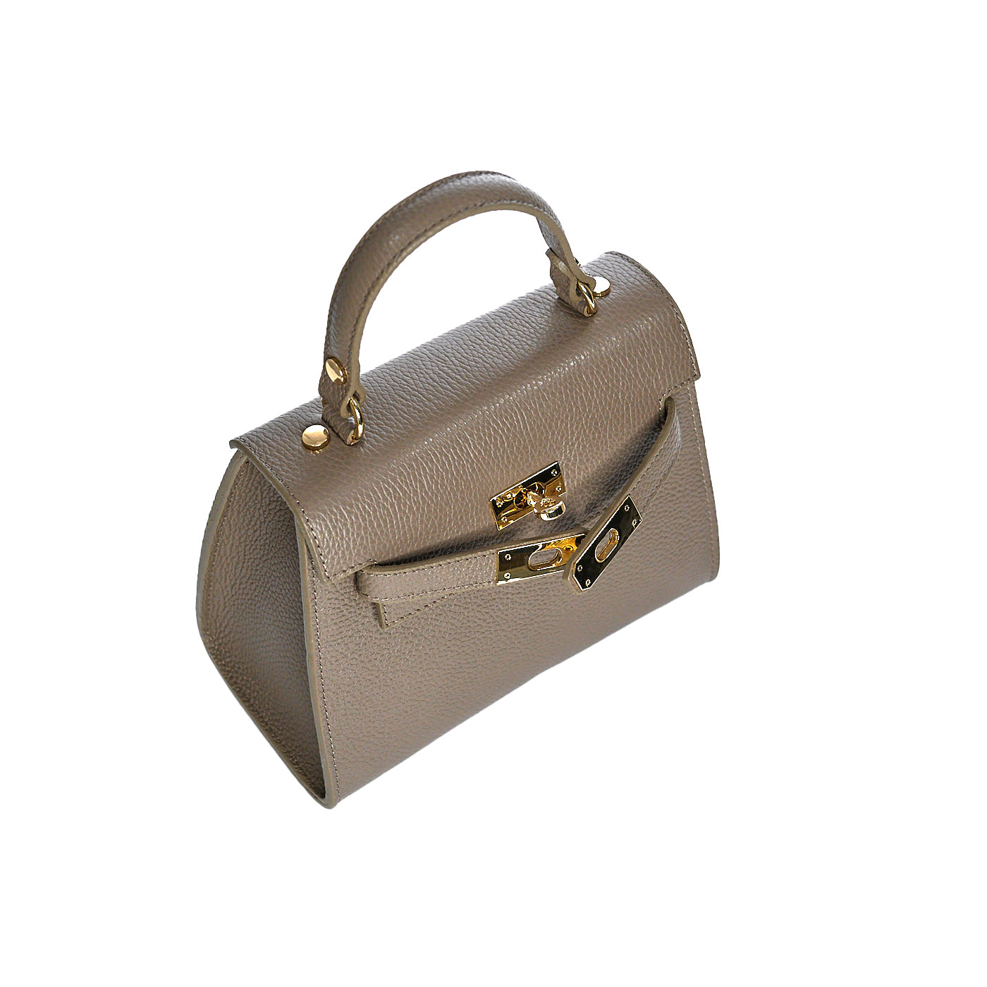 Borsa a spalla donna in vera pelle con tracolla regolabile mod. LILY