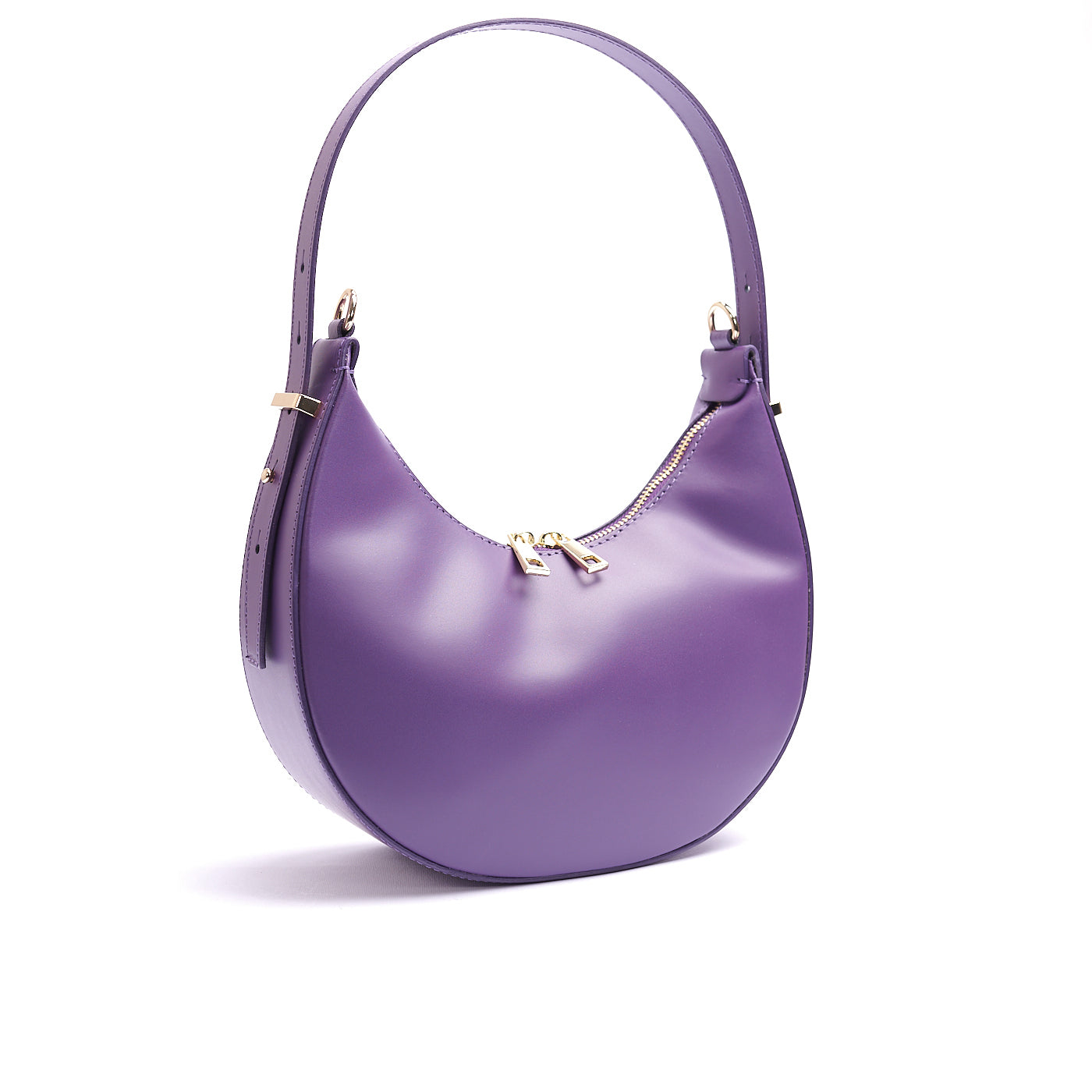 Borsa a spalla da donna in vera pelle con tracolla