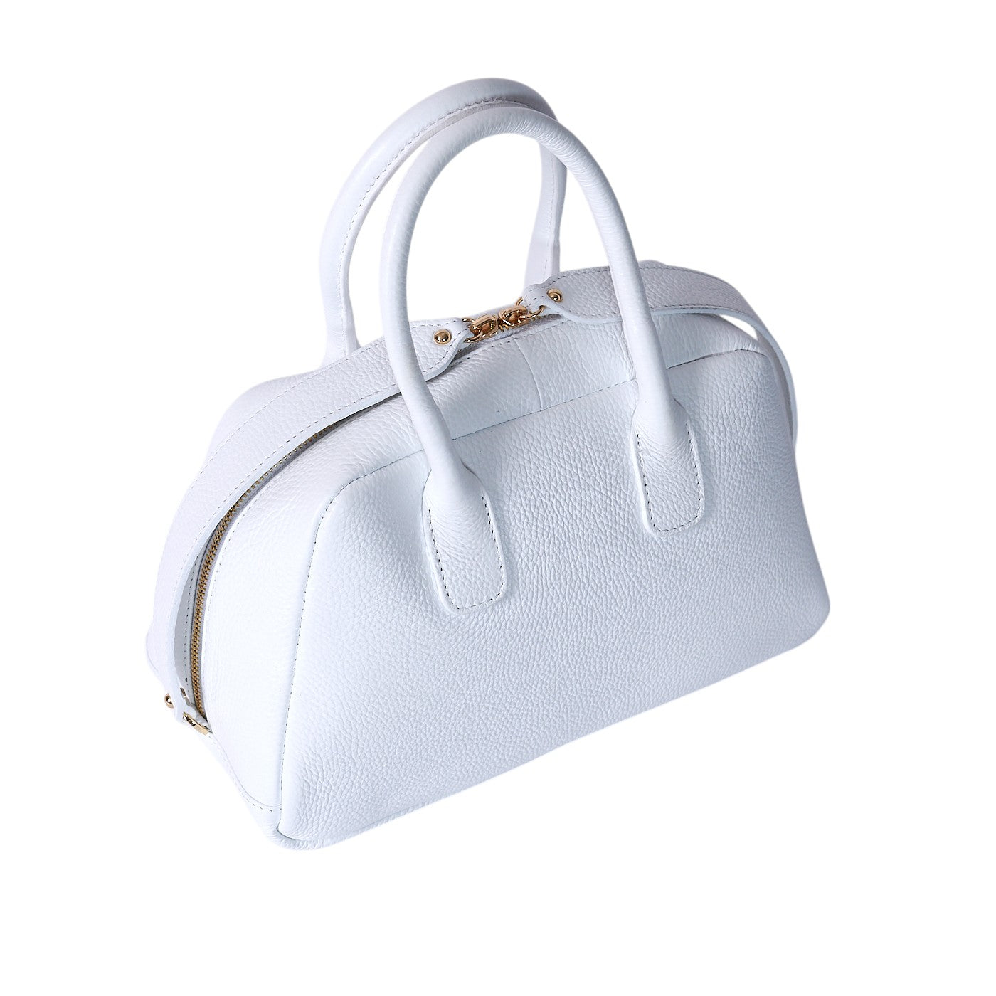 Borsa a spalla da donna in vera pelle di vitello con tracolla regolabile mod. ELISA