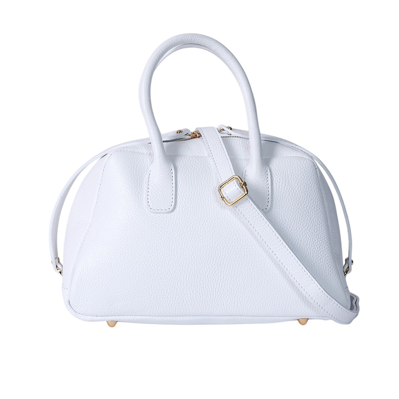 Borsa a spalla da donna in vera pelle di vitello con tracolla regolabile mod. ELISA